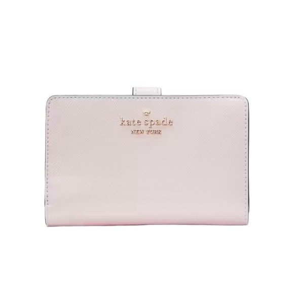NWT Kate Spade Boxed Madison Strawberry Garden Medium Compact Bifold Wallet - Picture 3 of 4